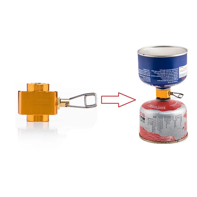 Camping Gas Navuladapter – Propaan & Butaangas Refill Adapter – Voor Kooktoestel & Outdoor Gebruik