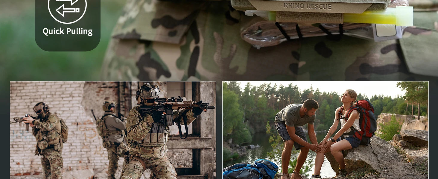 Tactische IFAK MOLLE EHBO-tas – Snelle Medische Toegang & Compact Design