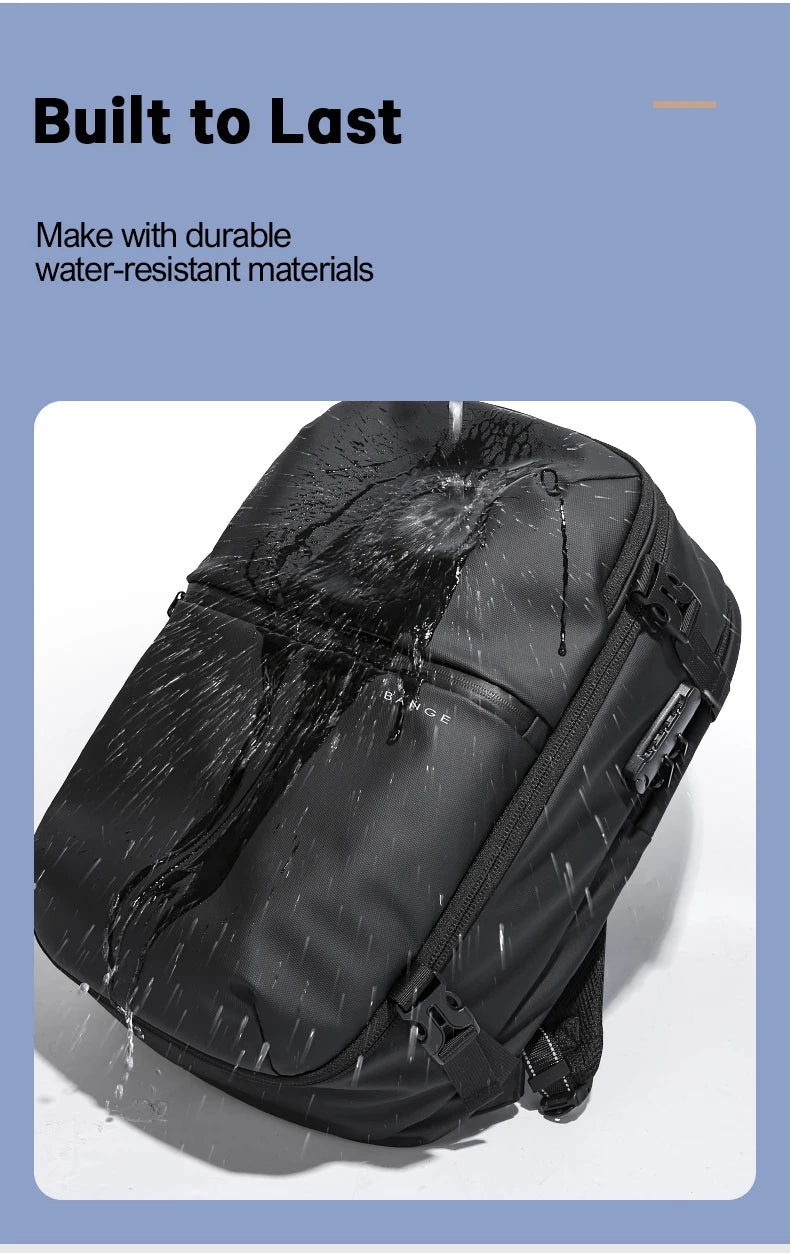 Grote Anti‑Diefstal Reisklare Rugzak 55 L – Waterdichte School & Cabin Tas Voor 16″ Laptop
