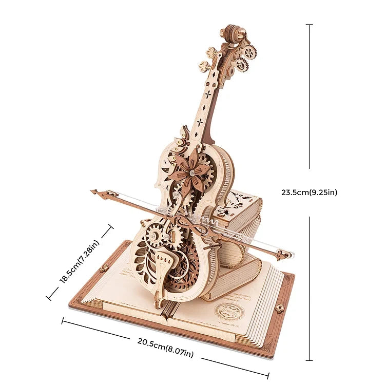 3D Houten Muziekdoos Reuzenrad met Licht – Sunset Carnival Nachtlampje en Decoratie – USB Oplaadbaar voor Woonkamer en Slaapkamer