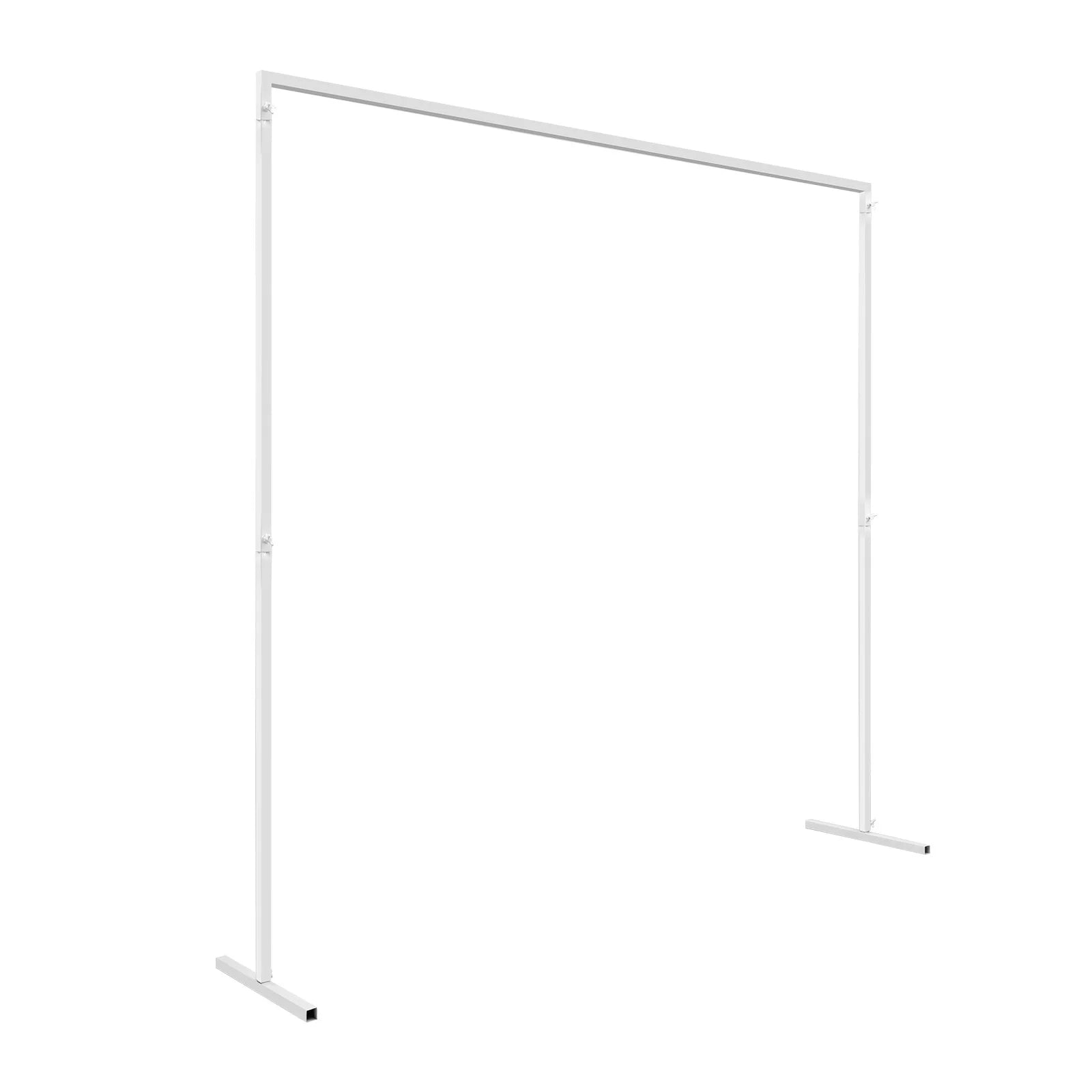 Verstelbare Bruiloft Boog Standaard 2x2m – Wit Metalen Frame voor Feestdecoratie, Bruiloften en Fotoshoots