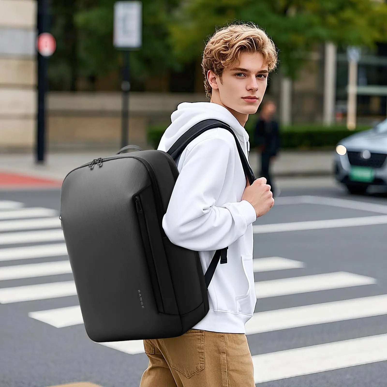 Casual Waterdichte Rugzak 15.6″ Laptop – Grote Capaciteit, Multi‑Pockets, Lichtgewicht – Perfect Voor Zaken, Reizen & Dagelijks Gebruik