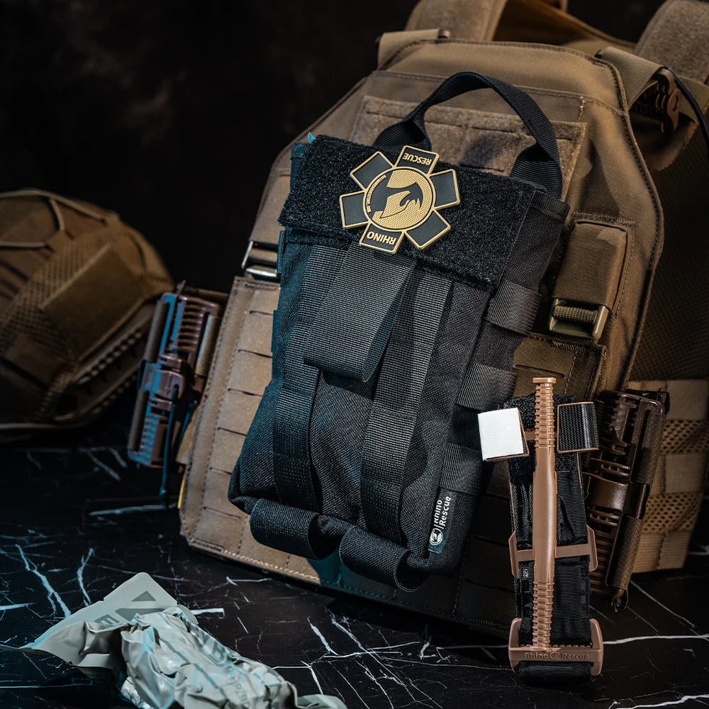 Tactische IFAK EHBO‑Kit 500D Nylon met Tourniquet – Noodset Eerste Hulp voor Outdoor & Survival
