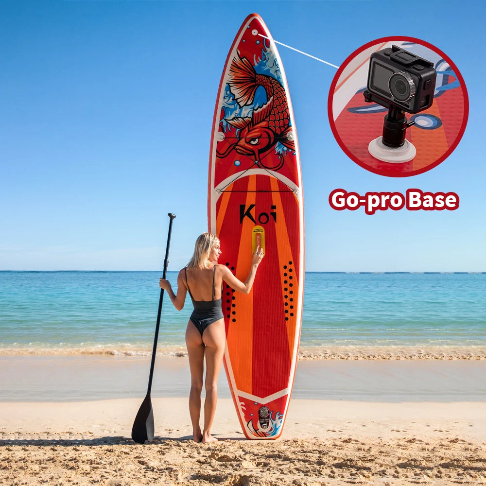 Opblaasbaar SUP Board - Paddle Board 320-385CM – Complete Stand Up Paddle Set met Antislip Deck