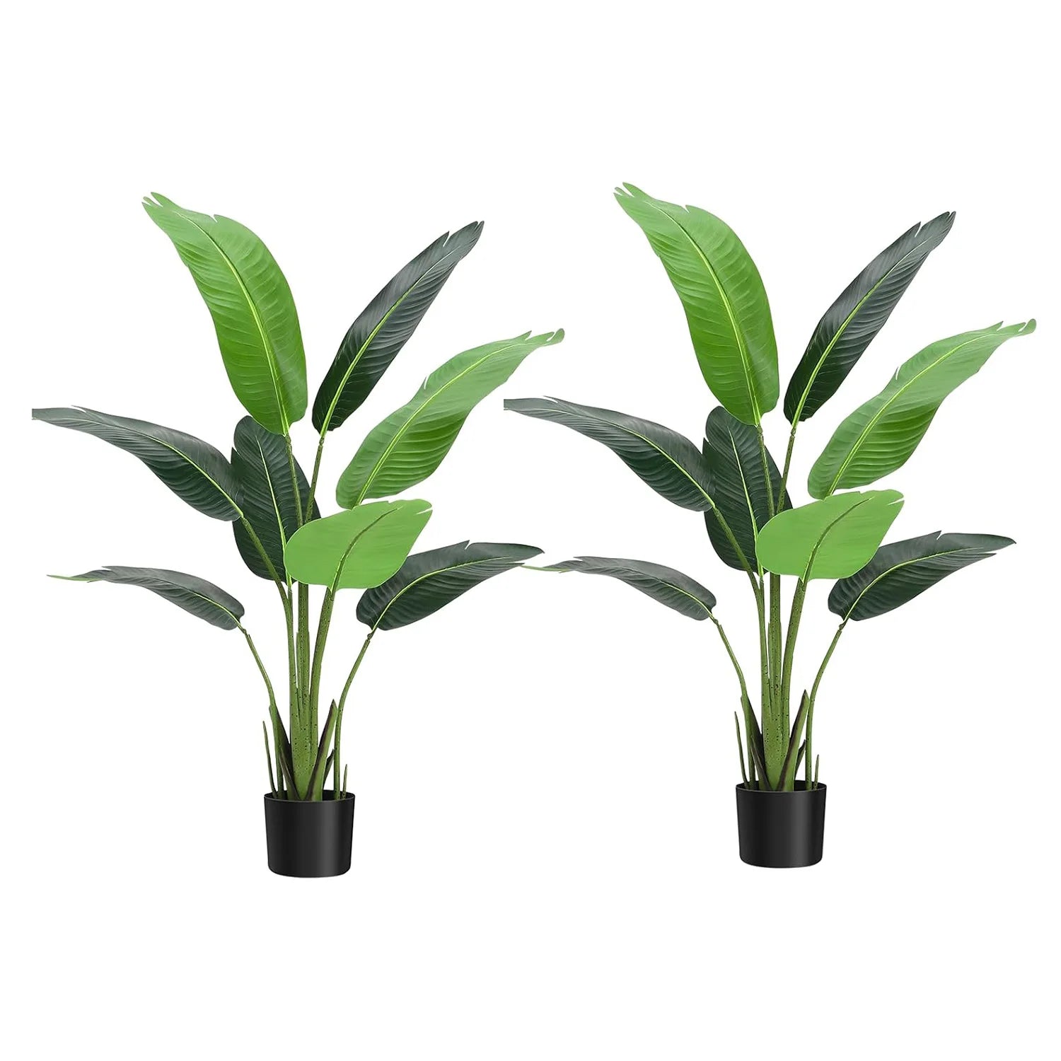 Kunst Strelitzia Plant 120 cm – Realistische Bird of Paradise Kunstplant voor Binnen & Buiten