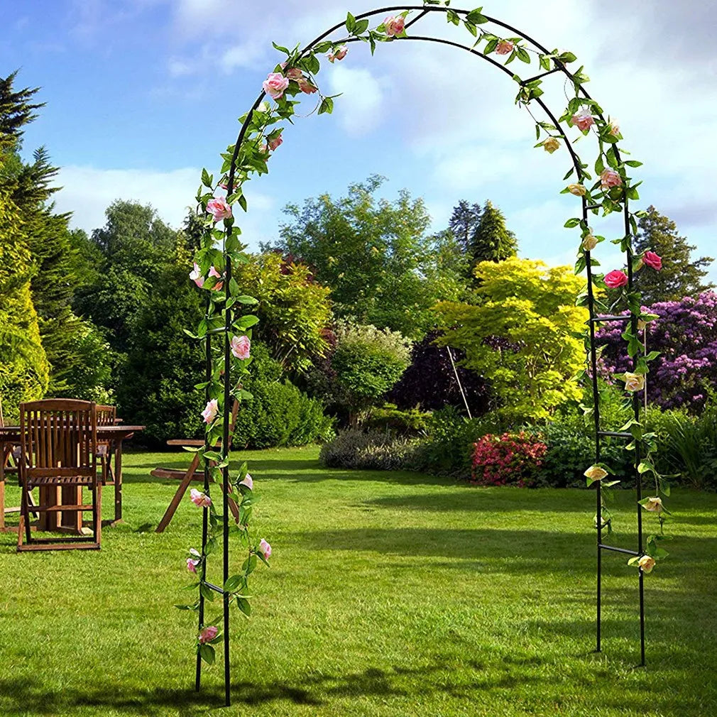 Tuinboog Pergola voor Buiten – Metalen Klimrek voor Tuin & Bruiloft – Decoratieve Tuinboog voor Klimplanten en Feestelijke Gelegenheden