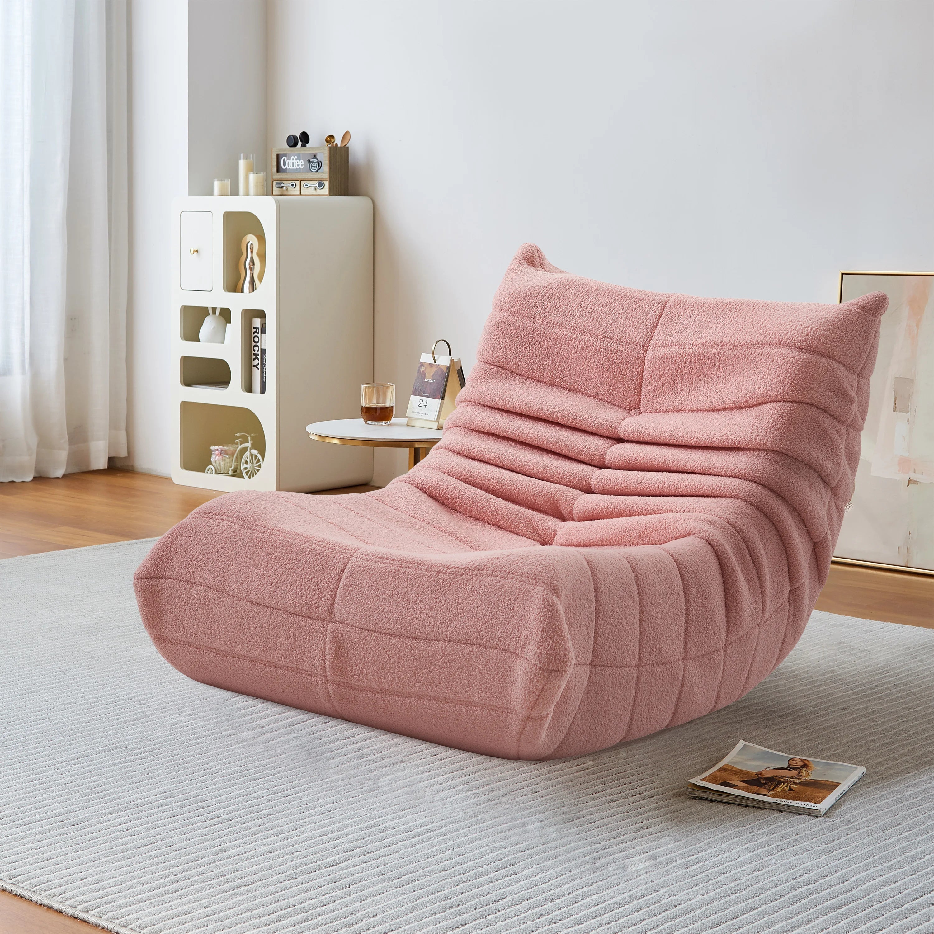 Lazy Boy Fauteuil | Comfortabele Lounge Stoel | Verstelbare Stoel voor Woonkamer & Slaapkamer | Meditatie & Relax Stoel