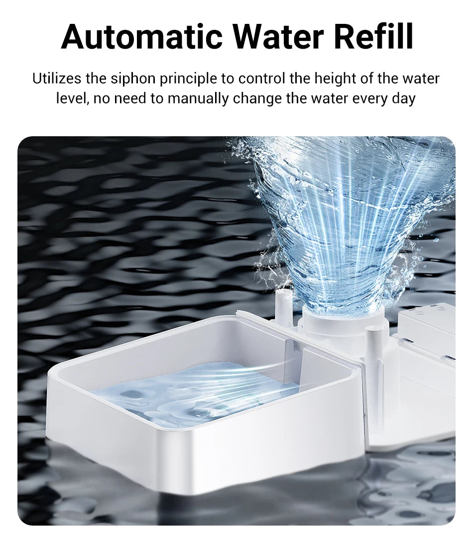 Automatische Voerbak met Waterfontein en WIFI App – 8,5L Slimme Voerdispenser voor Katten en Honden – Programmeerbaar & Op Afstand Bedienbaar