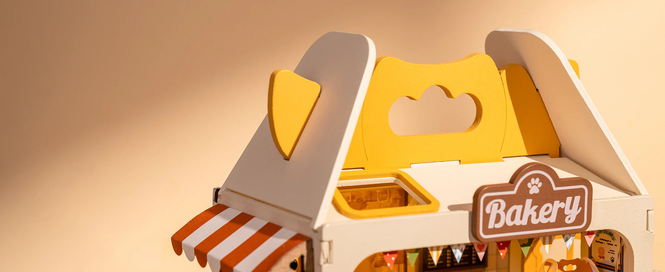 DIY Miniatuur Huis Kit – Food Box Creatief Bouwpakket voor Kinderen en Hobbyisten – Houten Miniatuur Poppenhuis 1:24