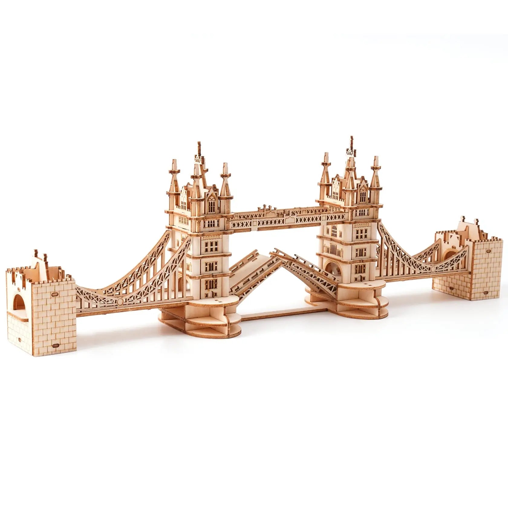 3D Houten Puzzel Tower Bridge & Big Ben – Doe-Het-Zelf Bouwmodel voor Kinderen en Volwassenen – Educatief Creatief Speelgoed