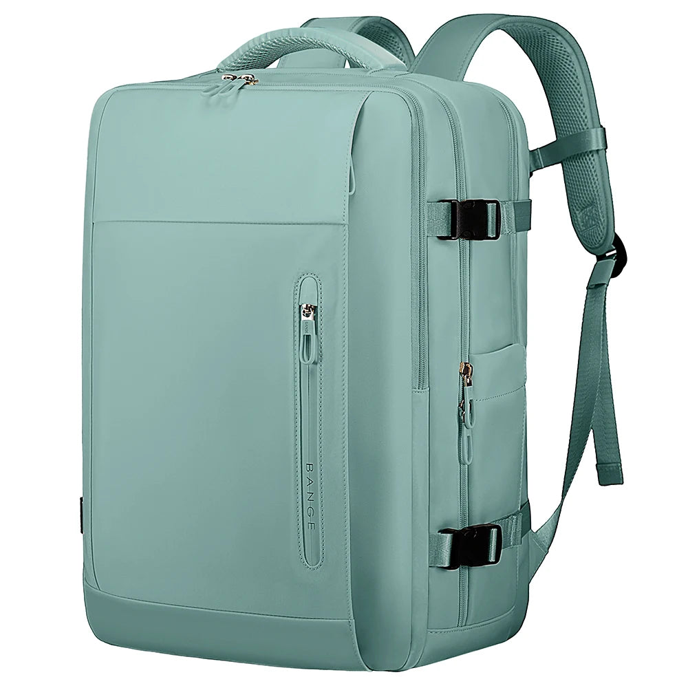Grote Waterdichte Rugzak Voor 15.6" Laptop | USB‑Oplaadpoort & Nat‑Droog Vak | School, Werk & Reizen