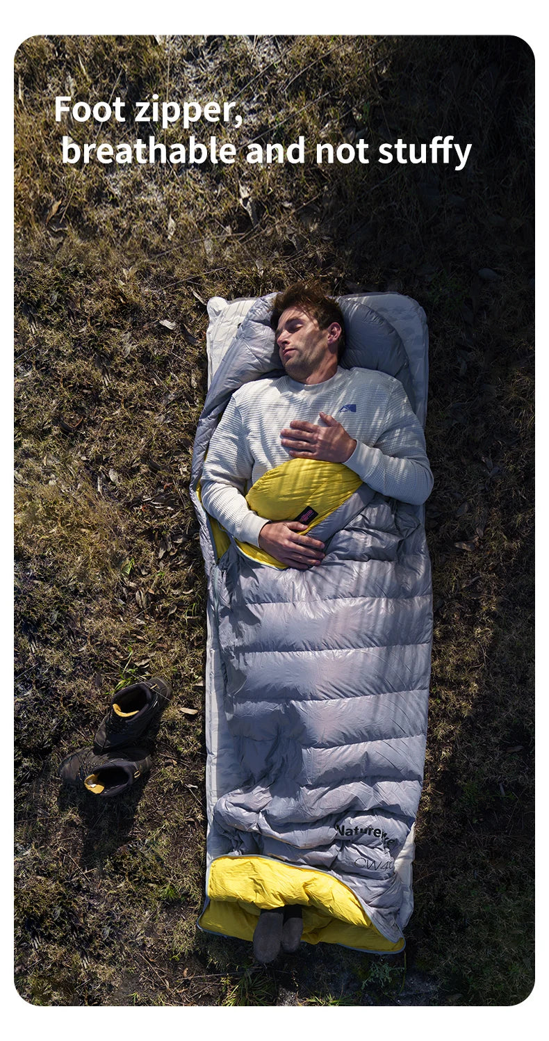 Lichtgewicht Dons Slaapzak Winter – Outdoor Slaapzak 0-5°C voor Kamperen & Trekking