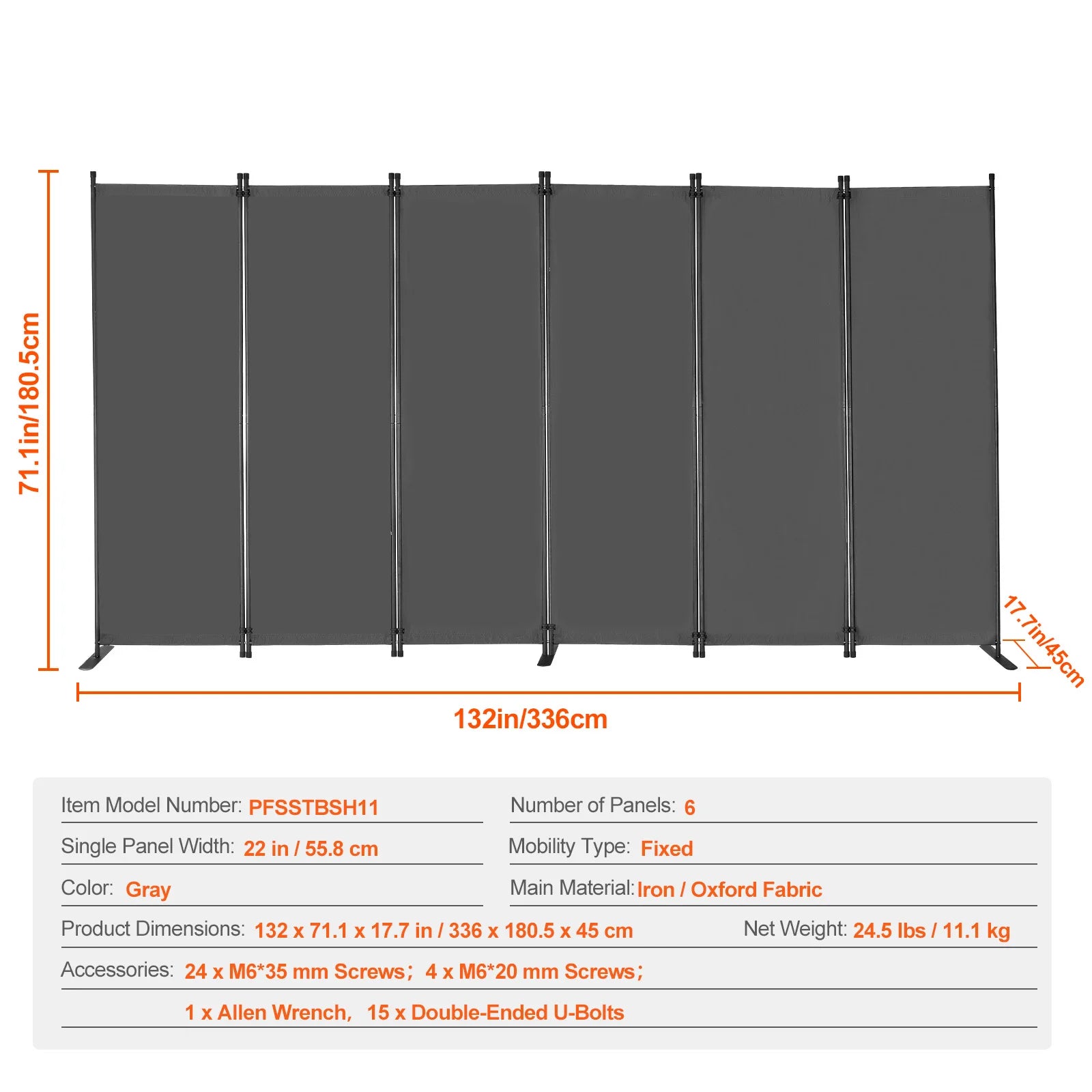 Vouwbare Kamerscheiding 3/4/6 Panelen – Privacy Scherm voor Woonkamer en Kantoor