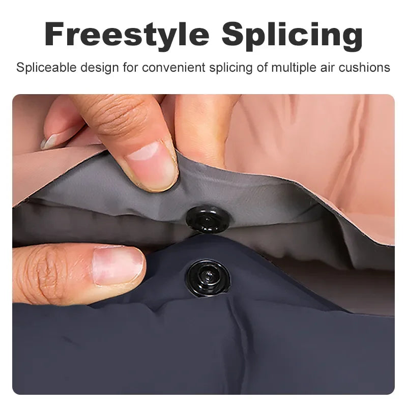 Ultralichte Zelfopblazende Campingmat – Comfortabel Luchtbed voor Backpacken, Wandelen & Outdoor