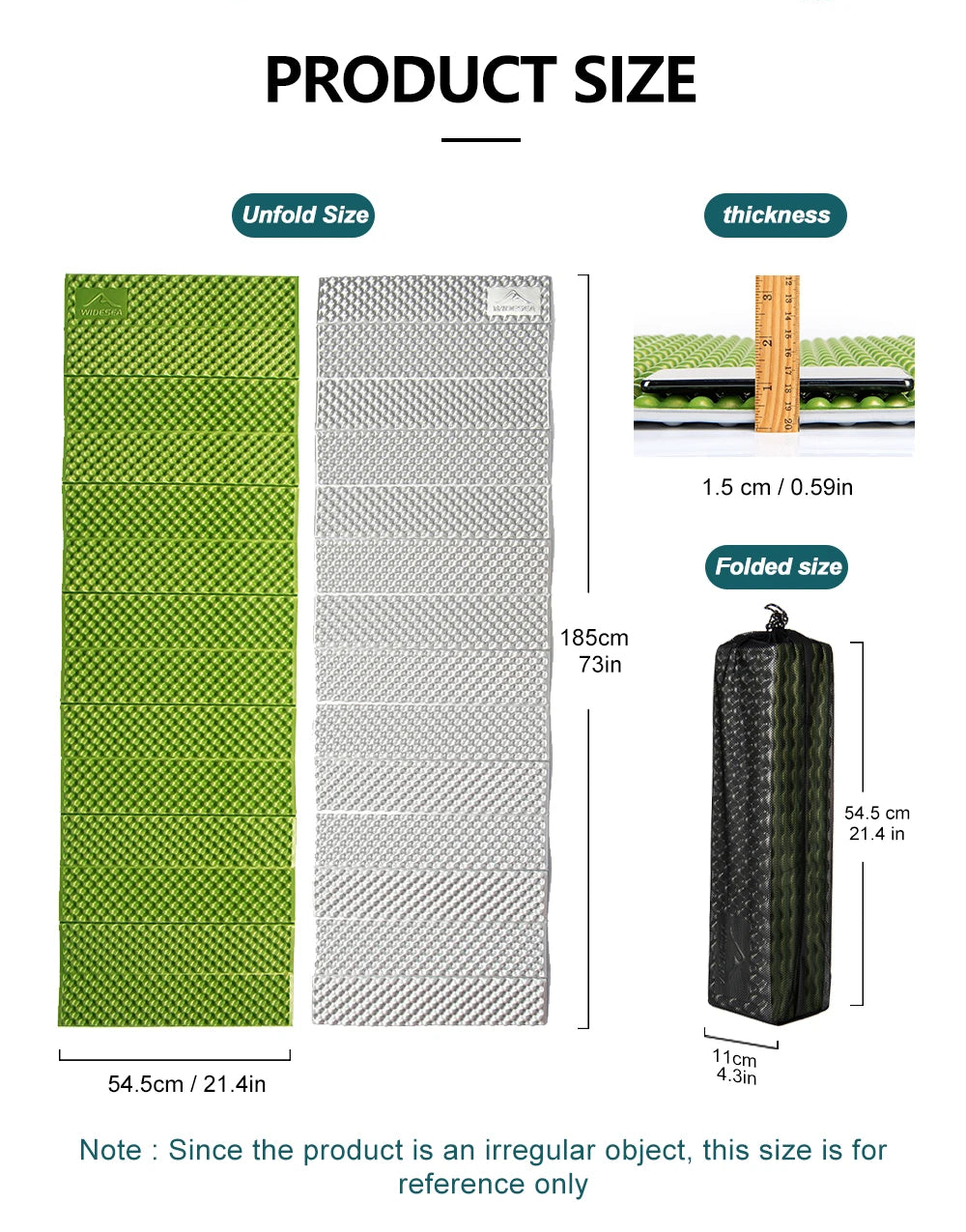Ultralicht Opvouwbaar Camping Slaapmatje – Comfortabel Egg Nest Outdoor Matje