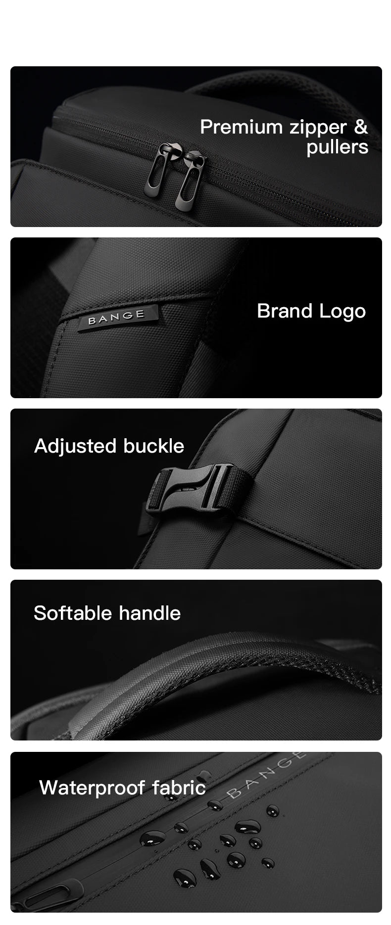 Grote Waterbestendige Rugzak – 36‑55L Voor Sport, Reis, Work & Outdoor Met Schoenvak & Laptopvak