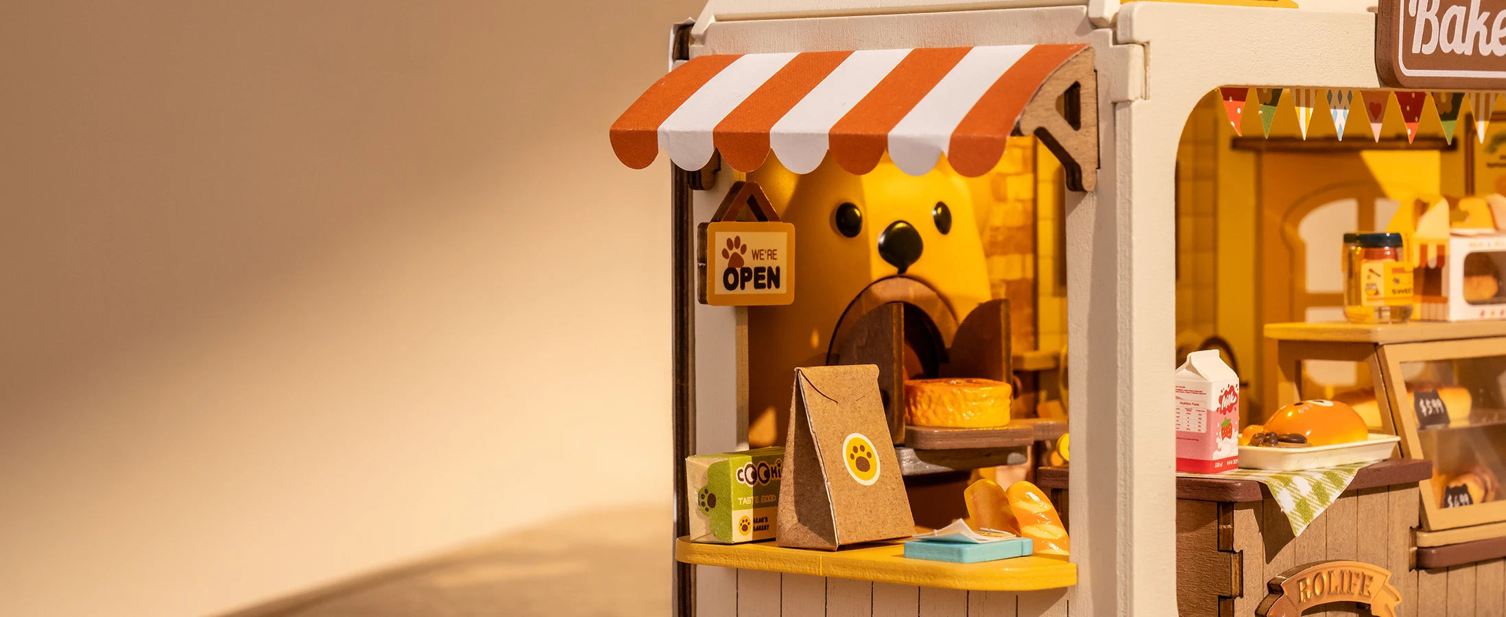 DIY Miniatuur Huis Kit – Food Box Creatief Bouwpakket voor Kinderen en Hobbyisten – Houten Miniatuur Poppenhuis 1:24