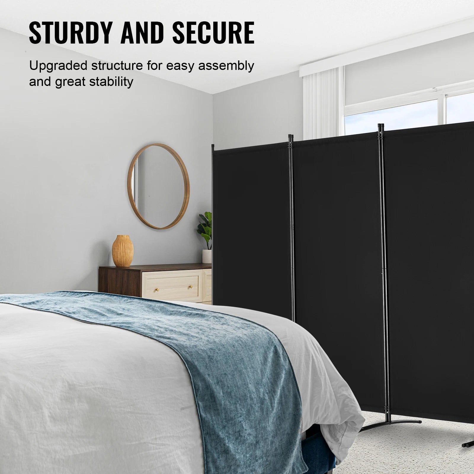 Vouwbare Kamerscheiding 3/4/6 Panelen – Privacy Scherm voor Woonkamer en Kantoor