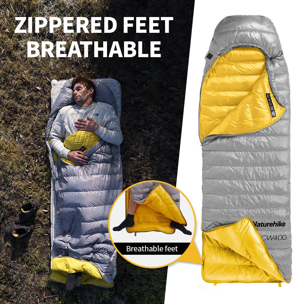 Lichtgewicht Dons Slaapzak Winter – Outdoor Slaapzak 0-5°C voor Kamperen & Trekking