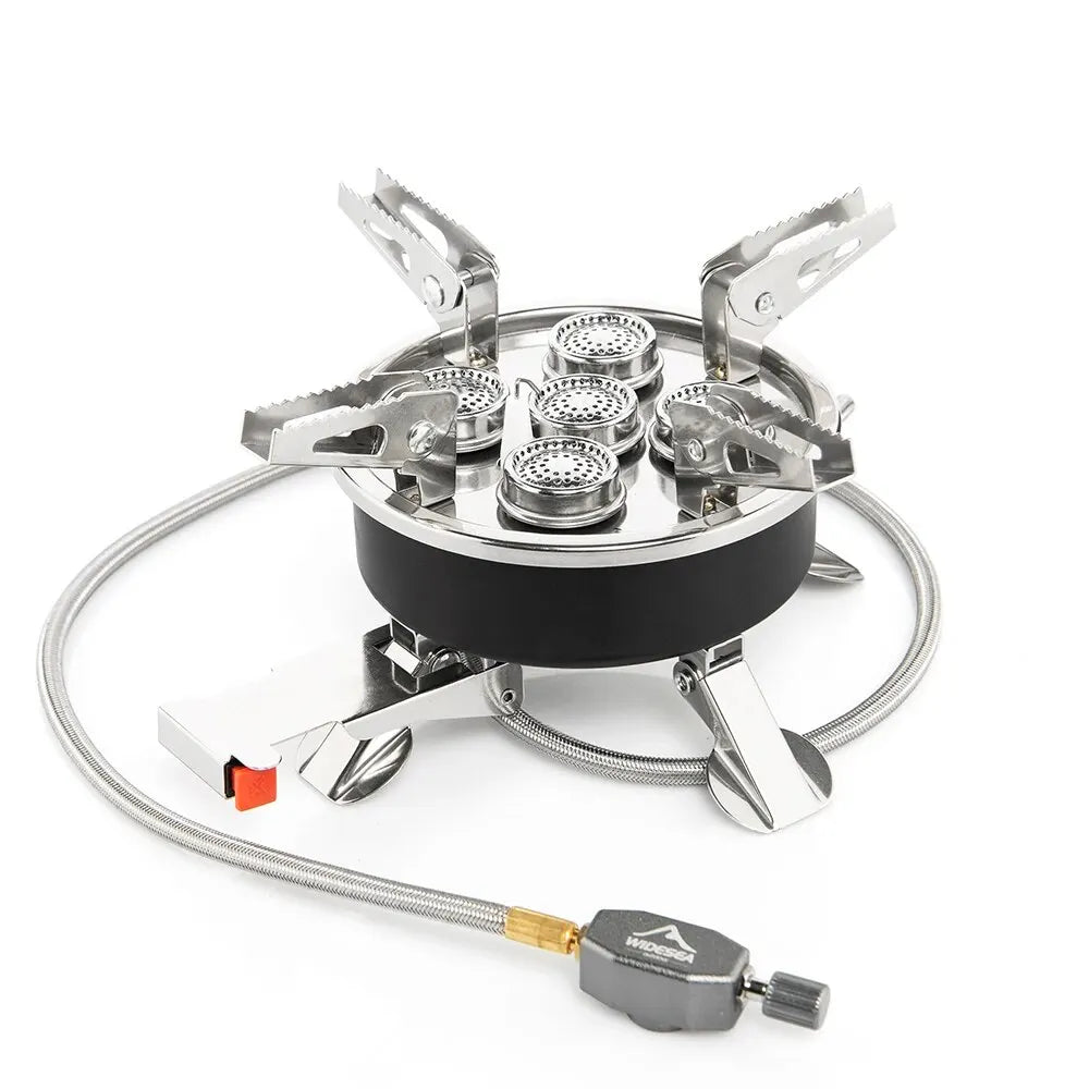 Draagbaar 8800W Camping Gasfornuis – Hoge Vermogen Outdoor Brander Voor Kamperen & Picknicken