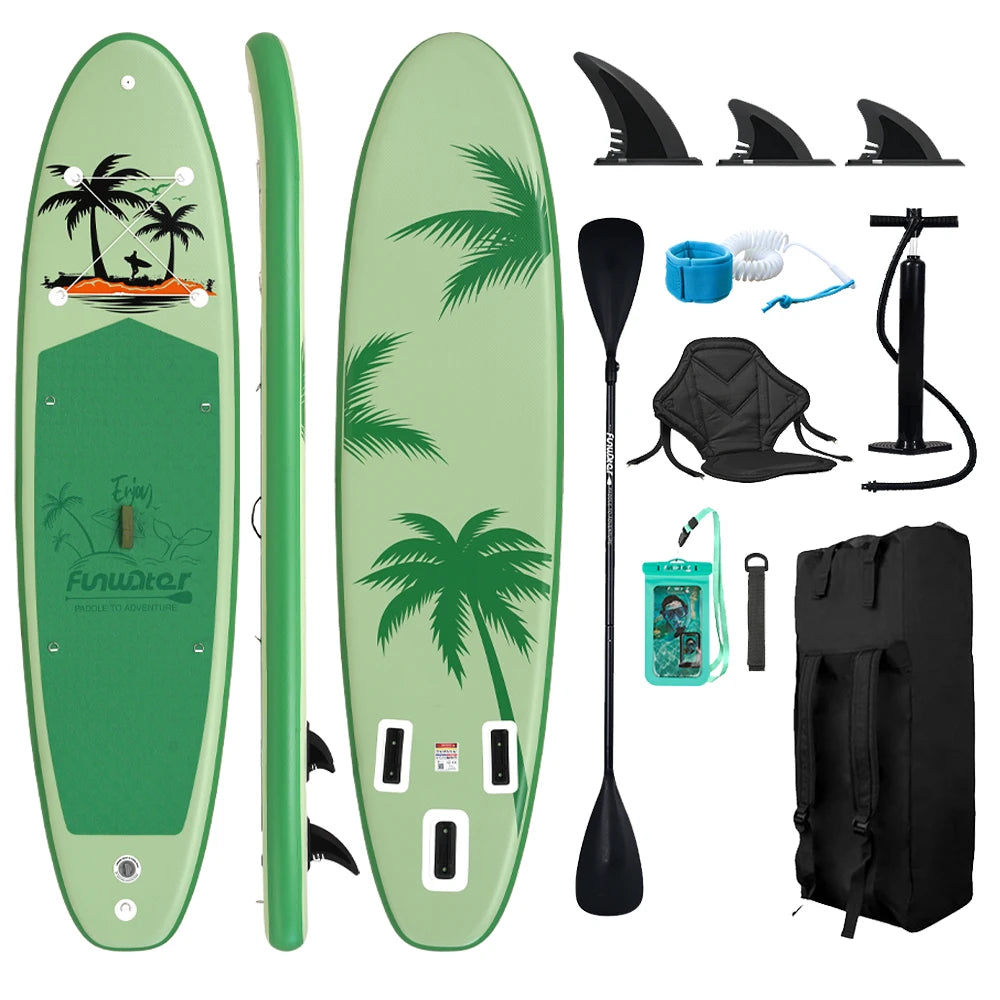 Opblaasbaar SUP Board Set – Stand Up Paddle Board Compleet met Accessoires – Antislip & Ultra Lichtgewicht