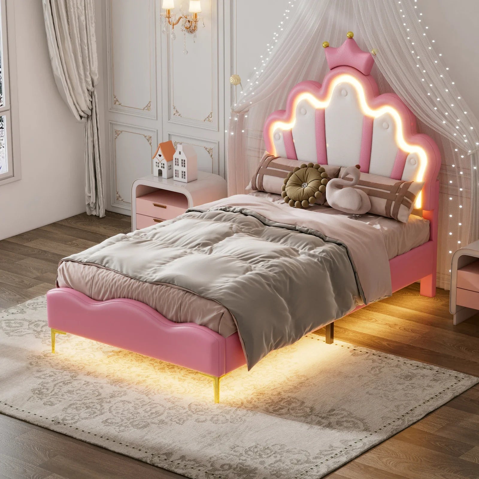 Kinderbed Prinses 90x200 cm – Luxe & Comfort voor Meisjes