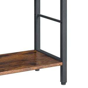Industriële Boekenkast met 17 Planken – Grote Open Kast met Metalen Frame en Verstelbare Planken voor Woonkamer & Slaapkamer