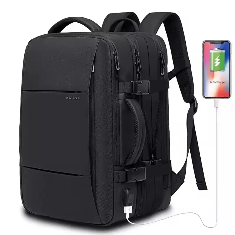 Waterdichte Rugzak Voor Laptop – Grote Capaciteit tot 17.3 inch – USB & Expandable – Zakelijk & School
