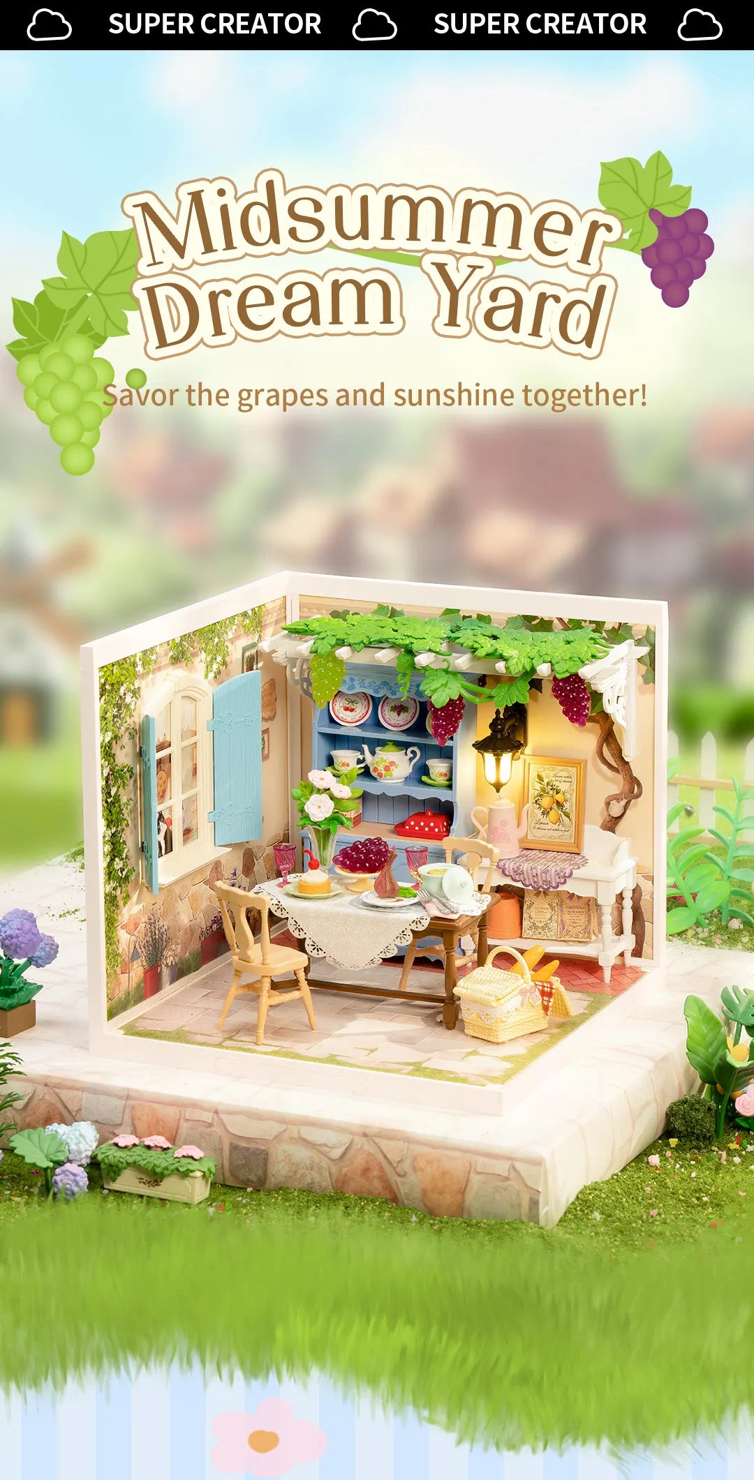 DIY Miniatuurhuis Kit – Creatief Knutselpakket voor Volwassenen en Kinderen – Sfeervol Kerst- en Verjaardagscadeau