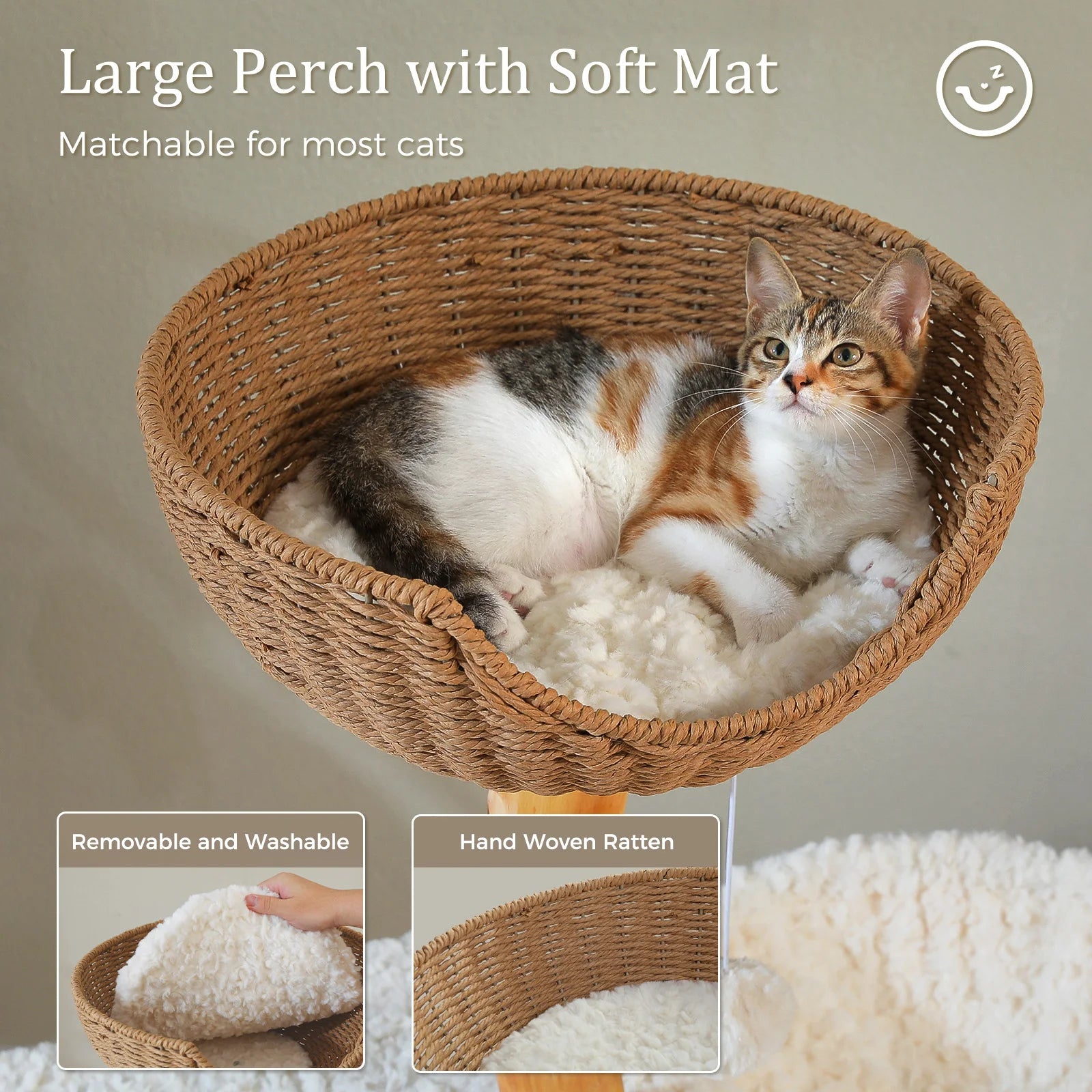 Luxe Krabpaal Kattenboom – 4 Niveaus met Kattenhuis, Hangmat & Bloem Ligplek voor Binnenkatten