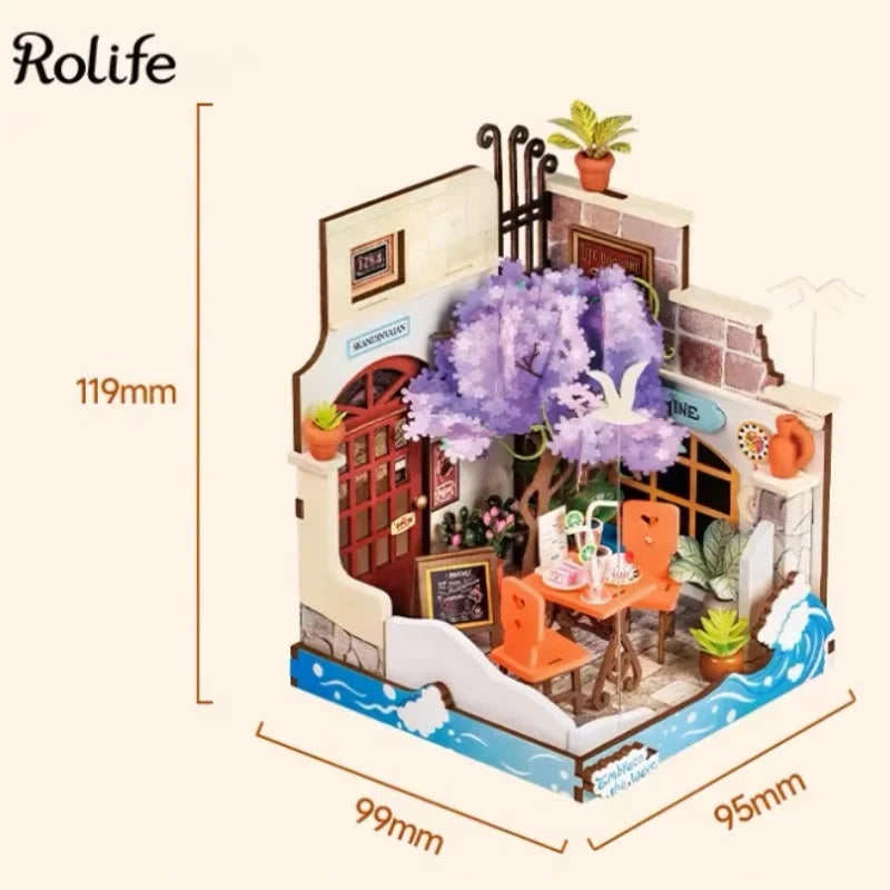 Miniatuurhuis Bouwset Hout – Creatief Speelgoed voor Kinderen 14+ – DIY Houten Poppenhuis Knutselpakket