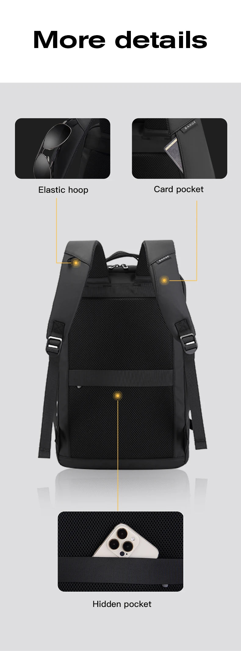 Grote Waterbestendige Rugzak – 36‑55L Voor Sport, Reis, Work & Outdoor Met Schoenvak & Laptopvak