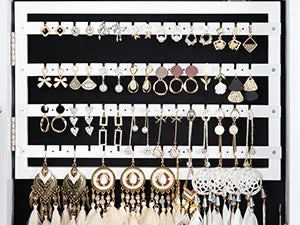 Sieradenkast met Spiegel en LED Verlichting – Staande Sieraden Organizer met Kledingrek, Opbergrek en Wielen