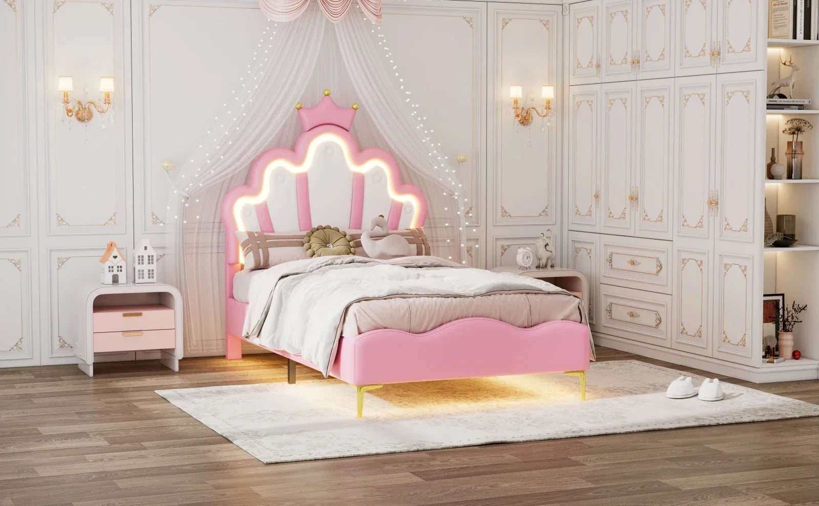 Kinderbed Prinses 90x200 cm – Luxe & Comfort voor Meisjes