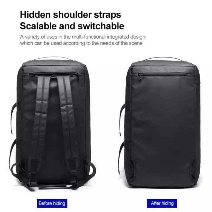 Ruime Waterdichte Reistas Voor Mannen – Multifunctionele Sporttas, Weekend Duffel & Rugzak – Lichtgewicht Oxford Reistas Met Anti‑vlek Bescherming