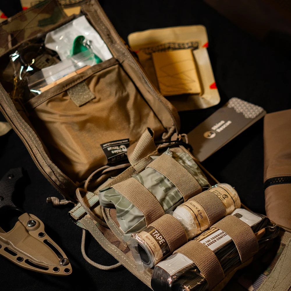 Tactische Outdoor IFAK EHBO‑Kit – Molle Eerste Hulp Set