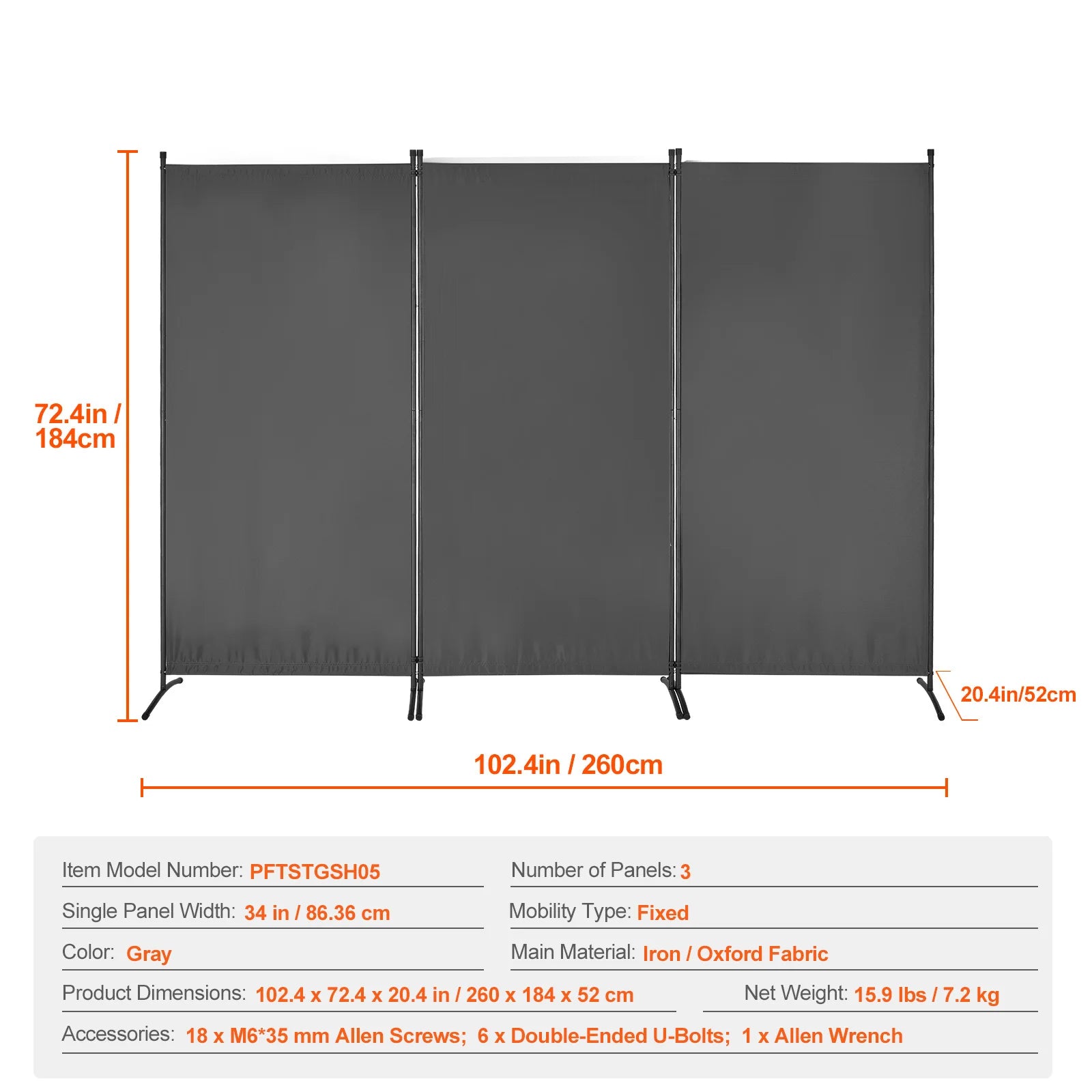 Vouwbare Kamerscheiding 3/4/6 Panelen – Privacy Scherm voor Woonkamer en Kantoor