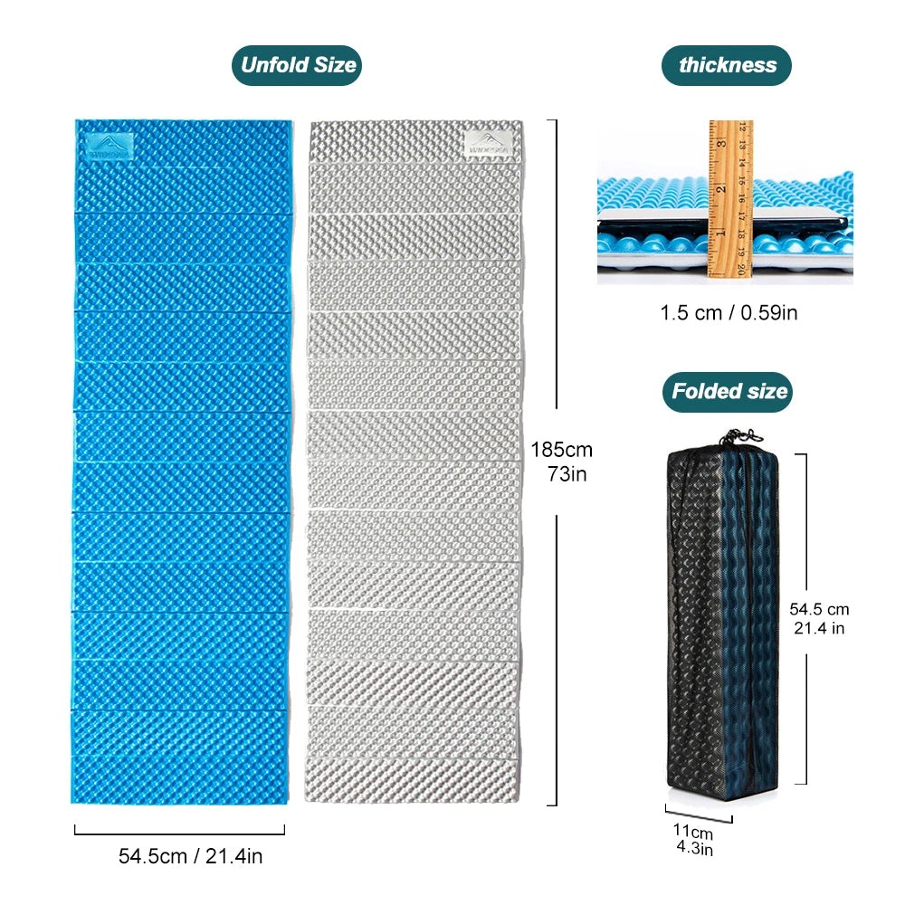 Ultralichte Opvouwbare Eiernest Slaapmat – Lichtgewicht Campingmat voor Outdoor