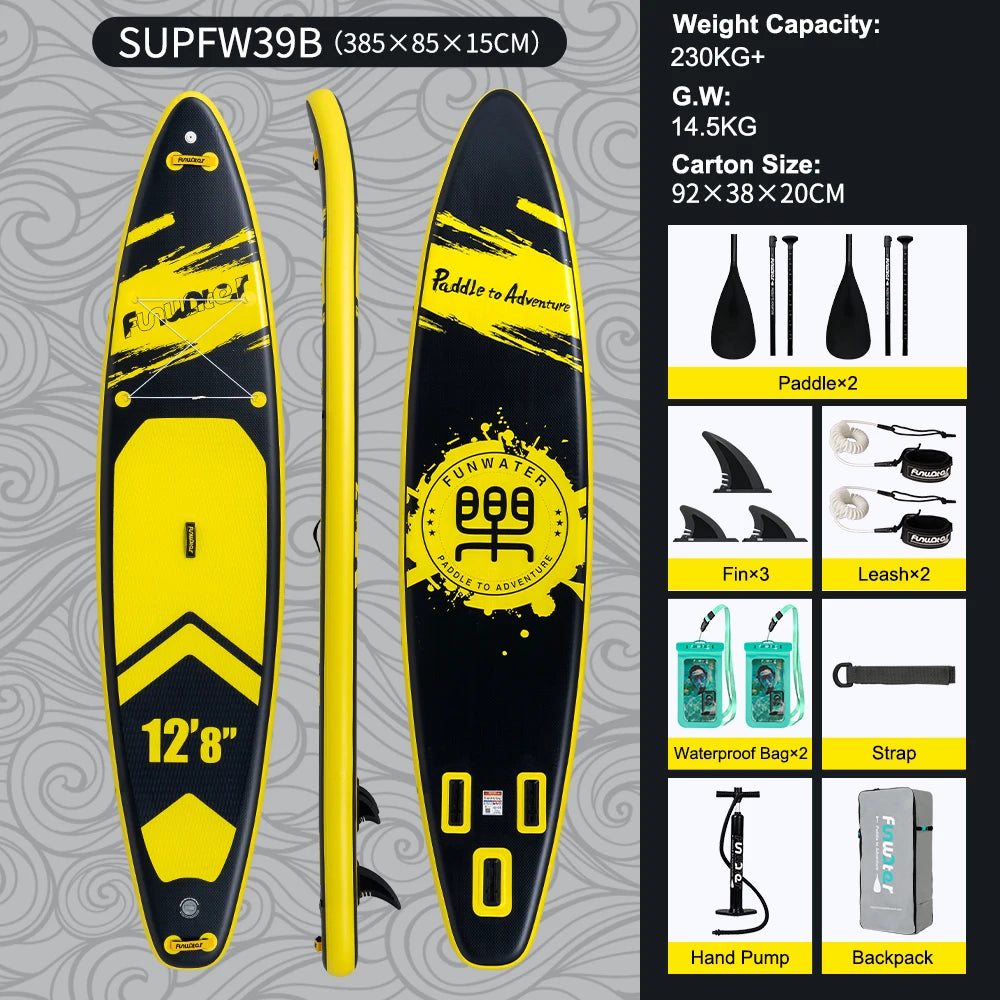 Opblaasbaar SUP Board 11'6" – Koi Paddle Board met Accessoires – Stand Up Paddle Surfboard voor Volwassenen