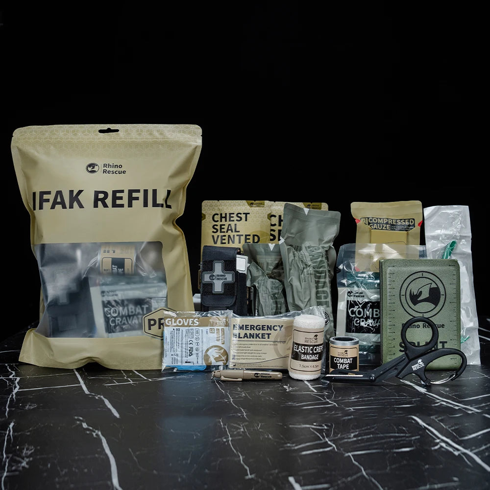 IFAK Navulset Tactische Trauma Kit – Complete Eerste Hulpset voor Noodsituaties