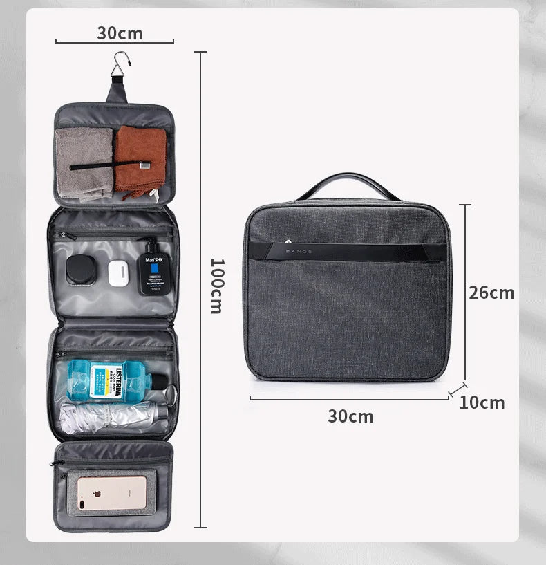 Draagbare Waterdichte Oxford Make‑up & Toilettas – Reizen Cosmetic Organizer Bag