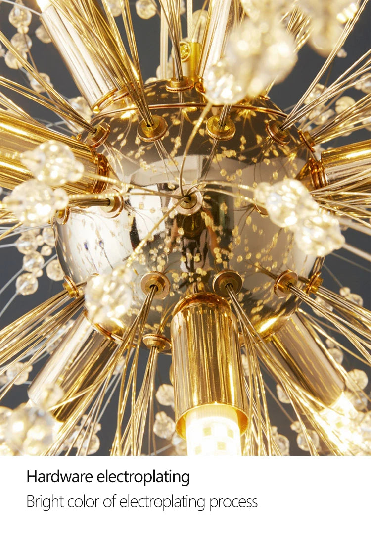 Luxe LED Paardenbloem Plafondlamp – Dimbare Kroonluchter met Afstandsbediening en 3 Lichtkleuren