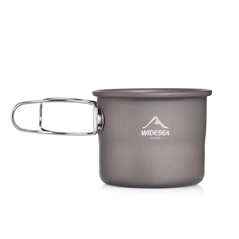 Aluminium Campingmok Outdoor Beker – Lichtgewicht Outdoor Beker Voor Wandelen & Kamperen