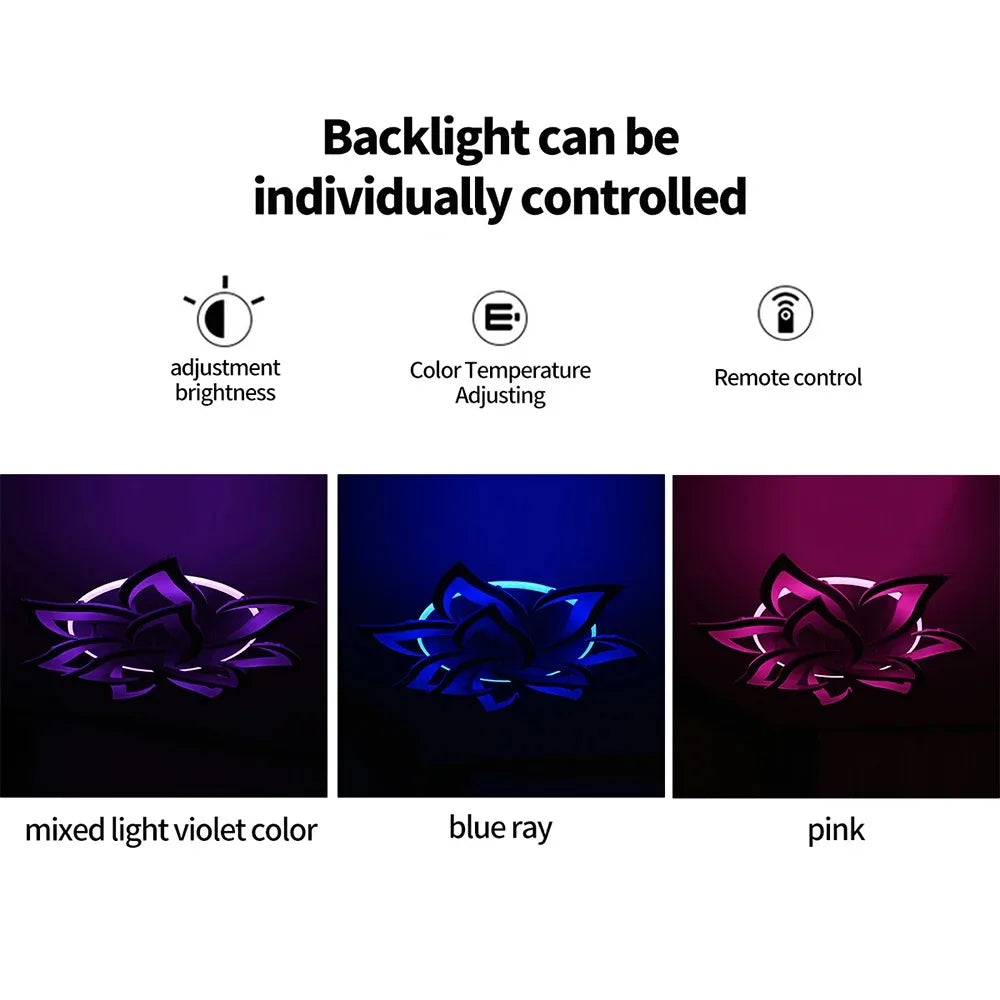 Slimme LED Plafondlamp – Dimbare Moderne Verlichting met Afstandsbediening en RGB Sfeerverlichting