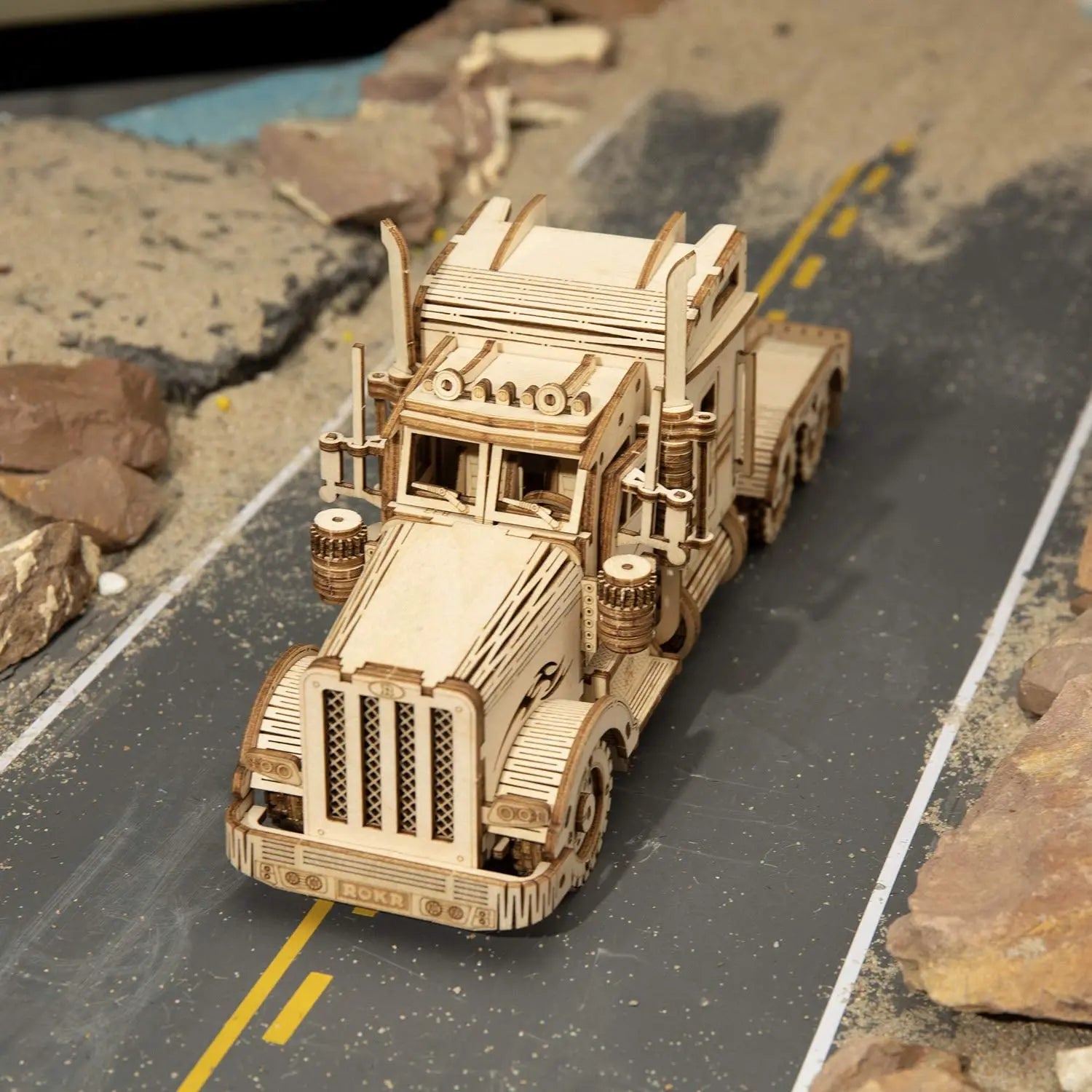 3D Houten Puzzel Model – Stoomtrein, Auto & Jeep – Educatief Bouwpakket DIY voor Kinderen en Volwassenen