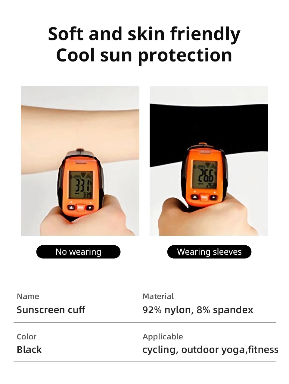 UV Beschermende Cooling Arm Sleeves – Elastische Ice Cool Armhoezen voor Sport, Fietsen & Outdoor