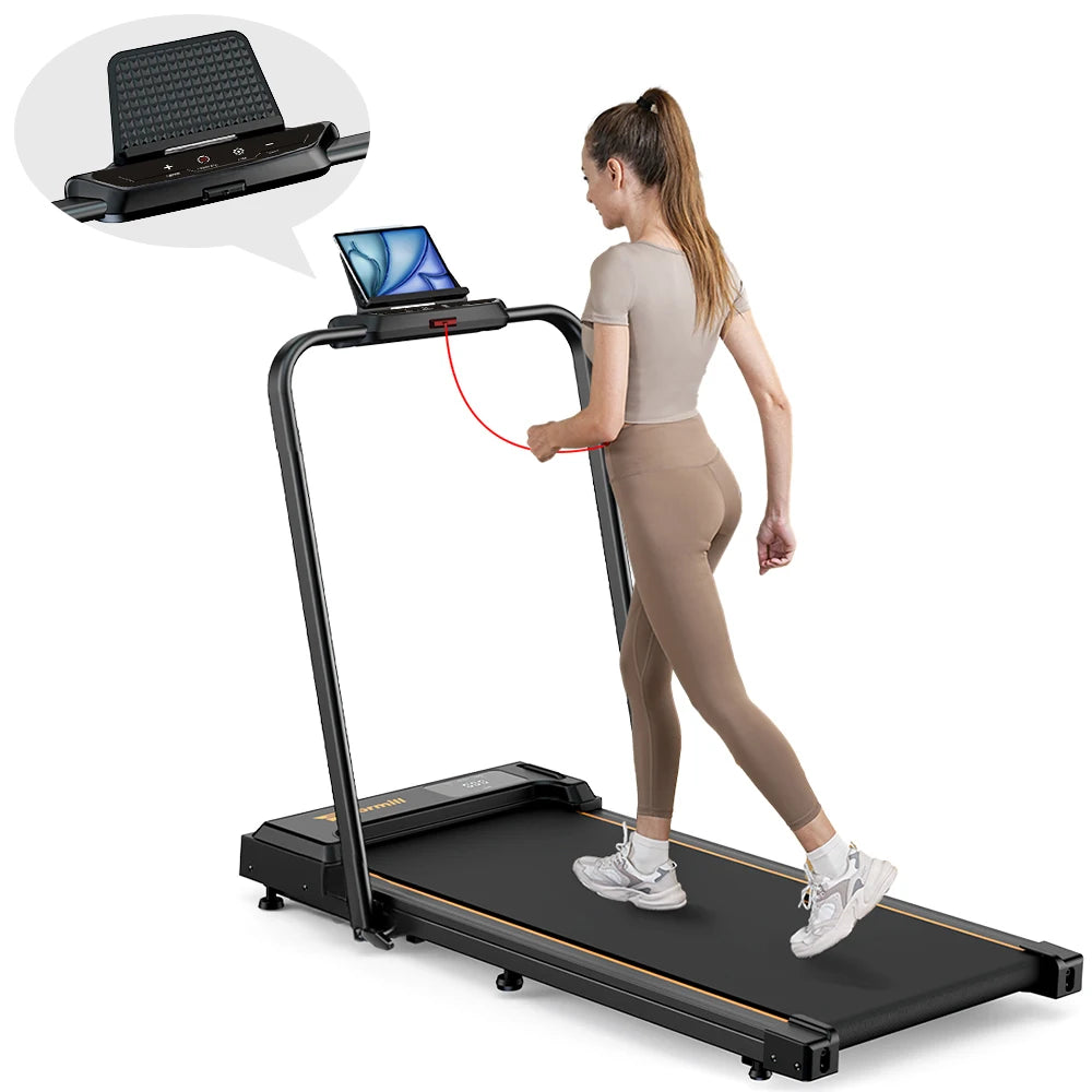 Loopband voor Thuis – 2-in-1 Inklapbare Walking Pad met 10 km/u en 2.5HP Motor