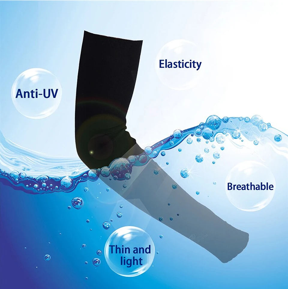 UV Beschermende Cooling Arm Sleeves – Elastische Ice Cool Armhoezen voor Sport, Fietsen & Outdoor