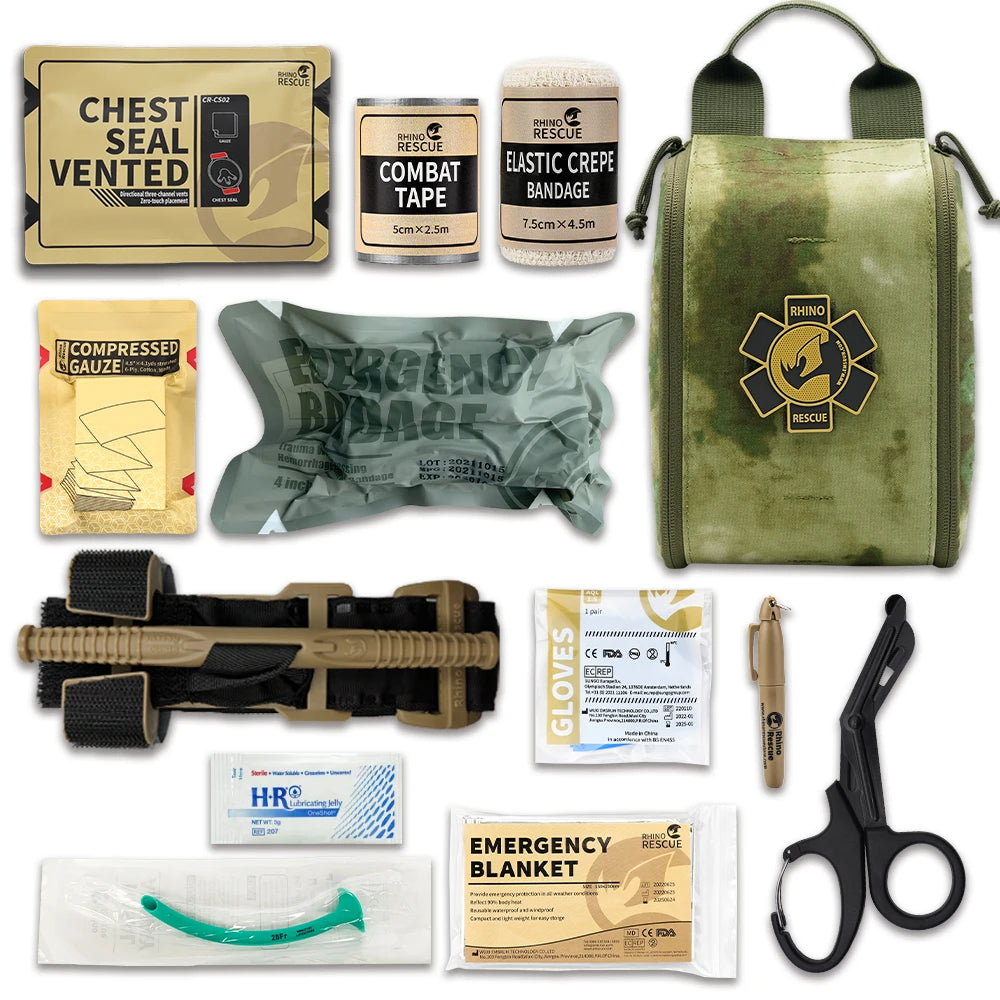 Tactische Outdoor IFAK EHBO‑Kit – Molle Eerste Hulp Set