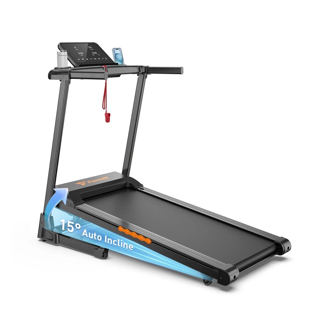 Opvouwbare Loopband – 3.0HP Motor, 15% Helling, Stil en Krachtig voor Thuisgebruik